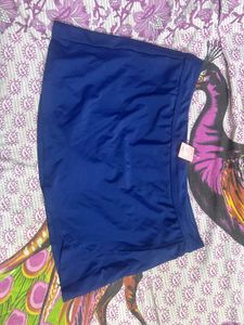 Blue gym skirt