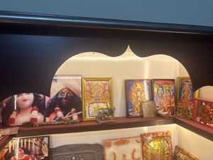 Elegant Wooden Puja Ghar