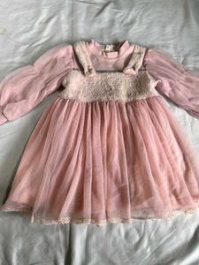 Girls Pink Tulle Dress