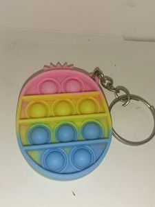 Rainbow Pop It Keychain Fidget Toy