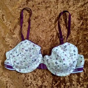 Floral Print Underwire Bra