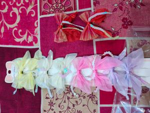 Cute Bow Hair Clips Set
