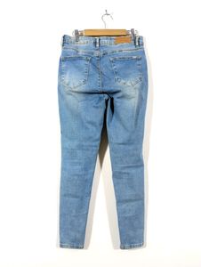 Kraus Blue Mid Rise Casual Skinny Jeans (Women)