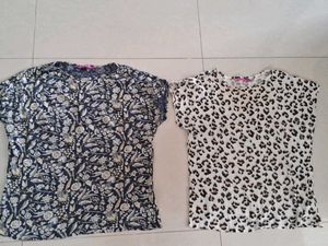 Maysixty - Two Tops: Floral & Leopard Print
