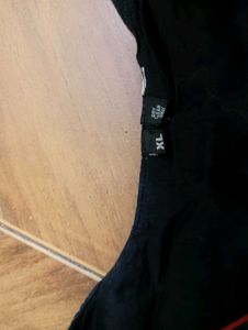 Elegant Black Embroidered anarkali kurta