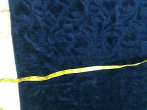 blue velvet stole/ hijab