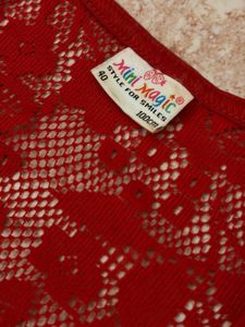 Red Lace Shrug