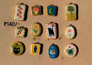 Handmade Ceramic Charms