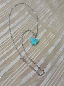 Cute Butterfly Pendant Necklace