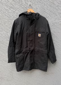 Carhartt Men's Black Hooded Parka Jacket