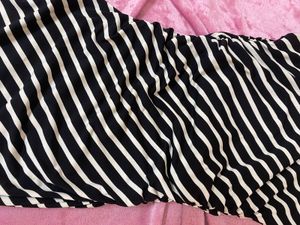 Striped long fitted Dress
