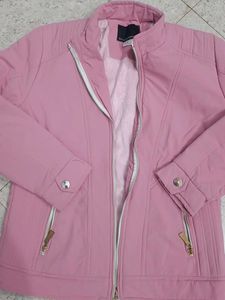 Pink Casual Jacket