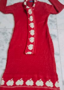 Red Knit Dress
