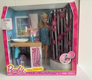 Barbie Deluxe Bathroom Playset