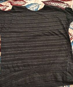 Marled Knit Tunic Top