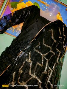 Full Black Digainer Lahnga With Beautiful Dupatta