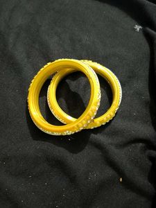 Sparkling Gold Bangle Set
