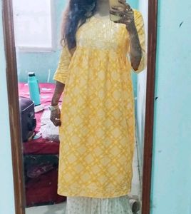 Yellow Kurti