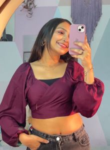 Wrap On Purple Top 💜