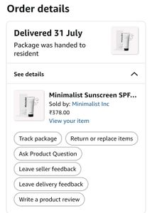 Minimalist Sunscreen SPF 50