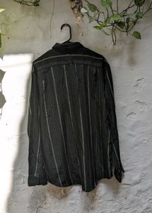 Men's Striped Button-Down Shirt