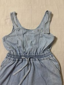 Light Wash Denim Jumpsuit
