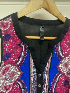 Bohemian Print Sleeveless Top