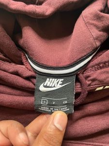 Nike Burgundy Hoodie Small