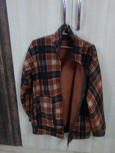 Brown Plaid Jacket