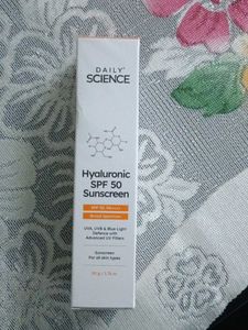 Daily Science Hyaluronic SPF 50 Sunscreen