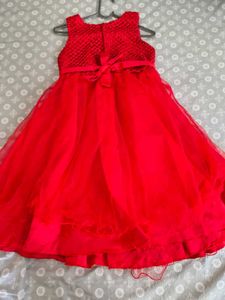 Stunning Red Girls Party Dress.