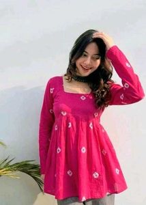 Beautiful Pink Embroidered Kurta