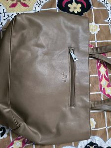 Stylish Taupe Tote Bag