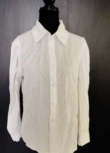 Classic White Button-Down Shirt