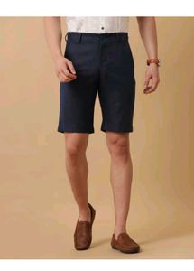 Linen Club Men's Navy Chino Shorts 32 size