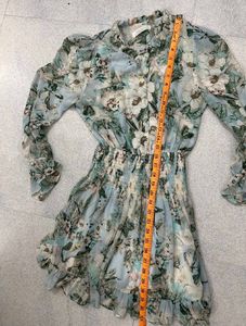 Chic Floral korean Mini Dress