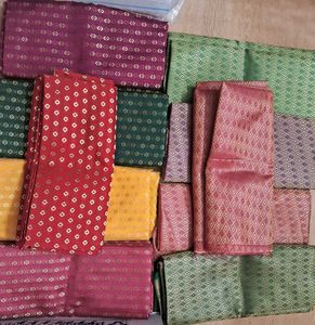 Beautiful design and good fabric 10 blouse pieces