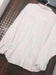 Classic White Button-Up Shirt