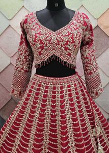 Exquisite Red Bridal Lehenga Choli