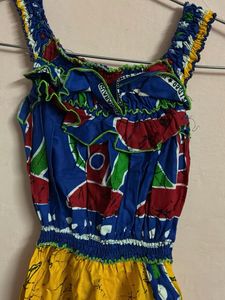 Vibrant Yellow Ethnic Dress
