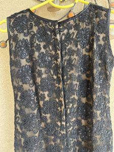 Black Net Gown