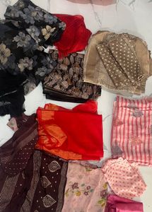 Assorted cloth bits
