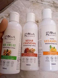 Globus Naturals Moisturizing Lotions (3-Pack)