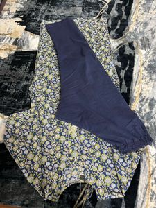 Floral Print Women's Kurta with pajama