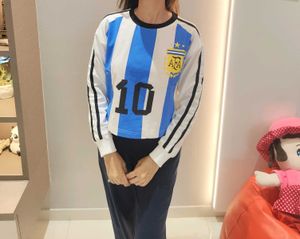 Argentina Football Top - Messi 10