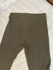 Olive Flare Pants