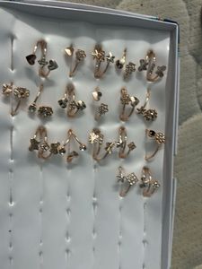 Toe Ring Set of 10: Sparkling Styles for coins