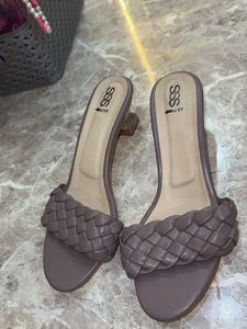 Stylish Woven Block Heels Sandals