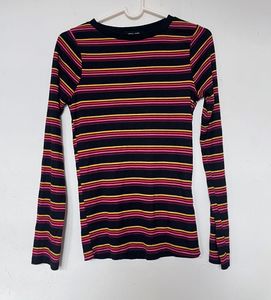 Striped Long Sleeve Top