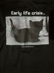 Black 'Early Life Crisis' Tee